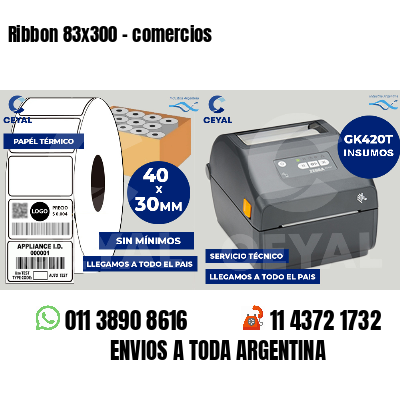 Ribbon 83x300 - comercios