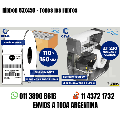 Ribbon 83x450 - Todos los rubros