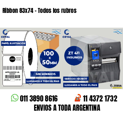 Ribbon 83x74 - Todos los rubros