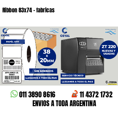 Ribbon 83x74 - fabricas