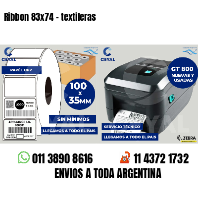 Ribbon 83x74 - textileras