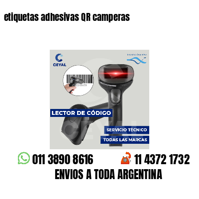 etiquetas adhesivas QR camperas
