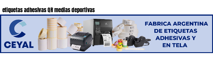 etiquetas adhesivas QR medias deportivas
