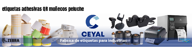etiquetas adhesivas QR muñecos peluche