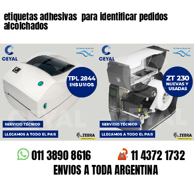 etiquetas adhesivas para identificar pedidos alcolchados