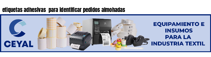 etiquetas adhesivas para identificar pedidos almohadas