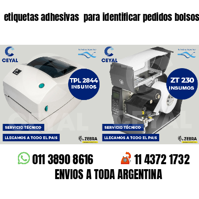 etiquetas adhesivas para identificar pedidos bolsos