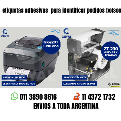 etiquetas adhesivas para identificar pedidos bolsos