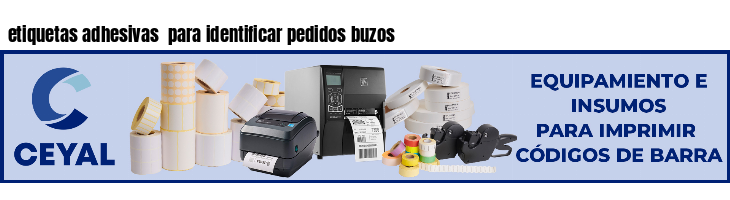 etiquetas adhesivas para identificar pedidos buzos
