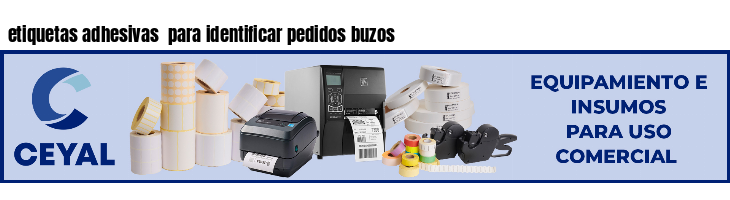 etiquetas adhesivas para identificar pedidos buzos