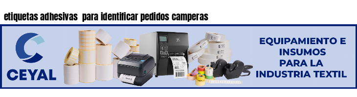 etiquetas adhesivas para identificar pedidos camperas