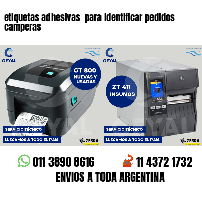 etiquetas adhesivas para identificar pedidos camperas