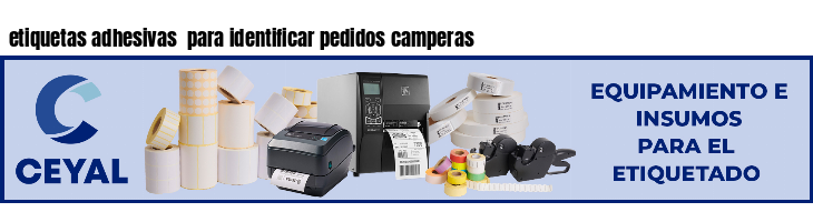 etiquetas adhesivas para identificar pedidos camperas