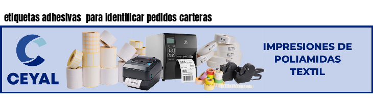 etiquetas adhesivas para identificar pedidos carteras