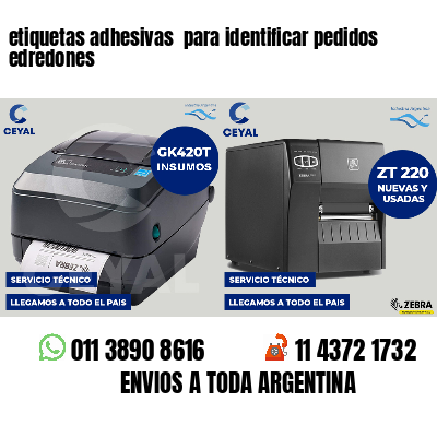 etiquetas adhesivas  para identificar pedidos edredones