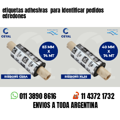 etiquetas adhesivas para identificar pedidos edredones