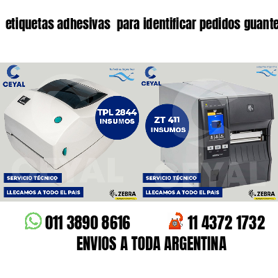 etiquetas adhesivas para identificar pedidos guantes