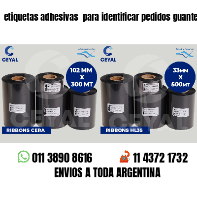 etiquetas adhesivas para identificar pedidos guantes