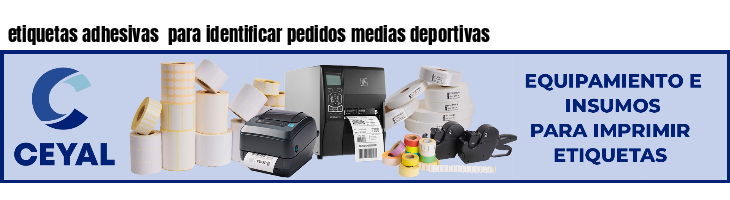 etiquetas adhesivas para identificar pedidos medias deportivas