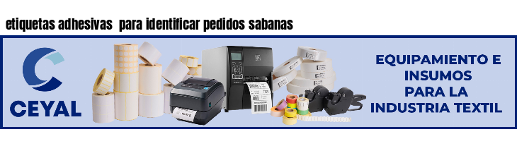 etiquetas adhesivas para identificar pedidos sabanas