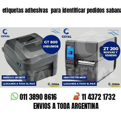 etiquetas adhesivas para identificar pedidos sabanas