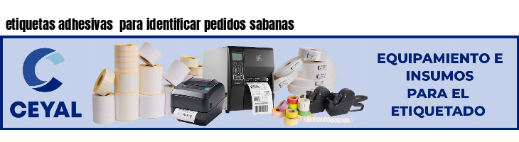 etiquetas adhesivas para identificar pedidos sabanas