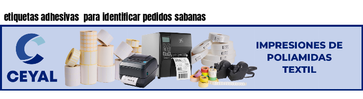 etiquetas adhesivas  para identificar pedidos sabanas