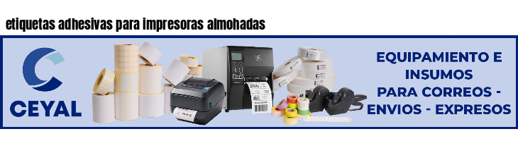 etiquetas adhesivas para impresoras almohadas