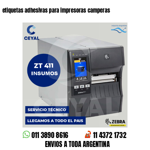 etiquetas adhesivas para impresoras camperas