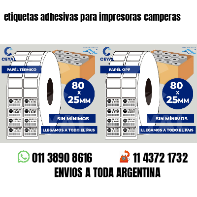 etiquetas adhesivas para impresoras camperas