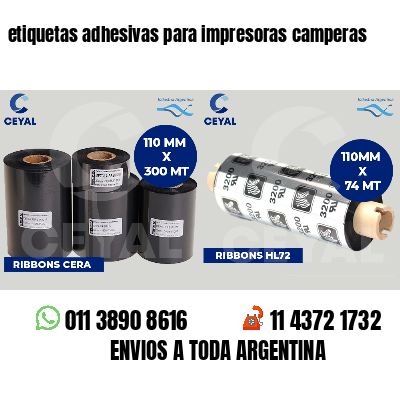 etiquetas adhesivas para impresoras camperas