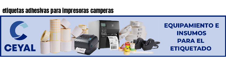 etiquetas adhesivas para impresoras camperas