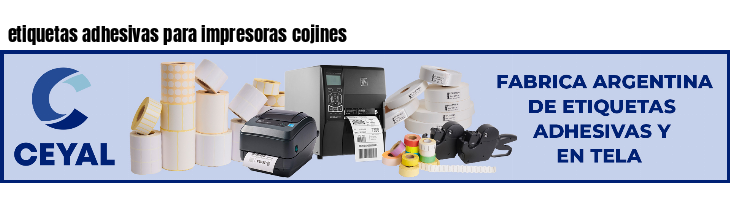 etiquetas adhesivas para impresoras cojines