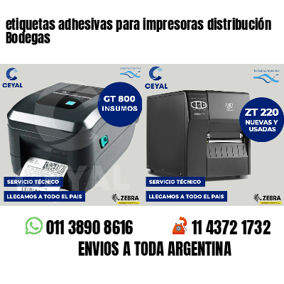etiquetas adhesivas para impresoras distribución Bodegas