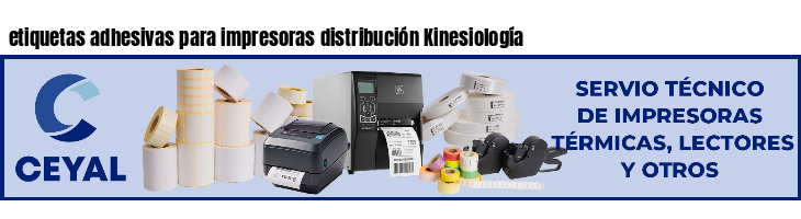 etiquetas adhesivas para impresoras distribución Kinesiología