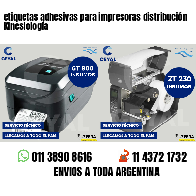 etiquetas adhesivas para impresoras distribución Kinesiología