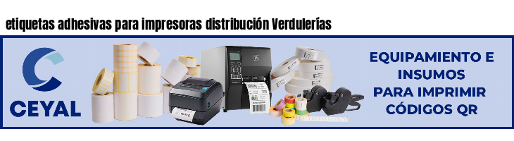 etiquetas adhesivas para impresoras distribución Verdulerías