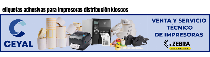 etiquetas adhesivas para impresoras distribución kioscos