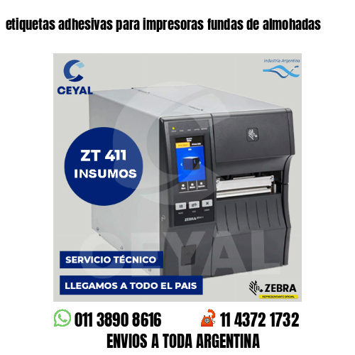 etiquetas adhesivas para impresoras fundas de almohadas