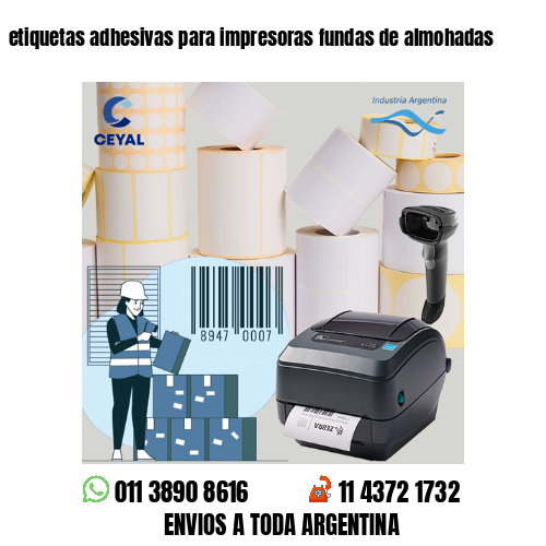 etiquetas adhesivas para impresoras fundas de almohadas