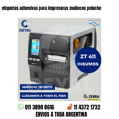etiquetas adhesivas para impresoras muñecos peluche