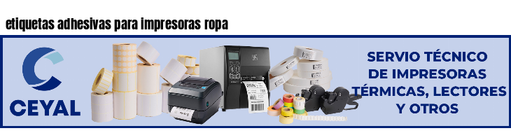 etiquetas adhesivas para impresoras ropa
