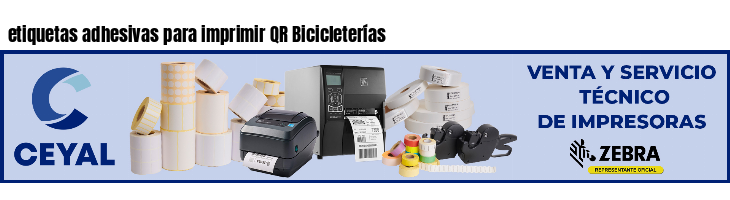 etiquetas adhesivas para imprimir QR Bicicleterías