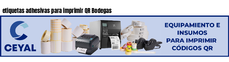etiquetas adhesivas para imprimir QR Bodegas