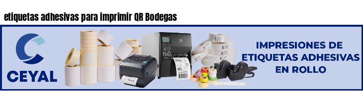 etiquetas adhesivas para imprimir QR Bodegas