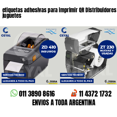 etiquetas adhesivas para imprimir QR Distribuidores de juguetes