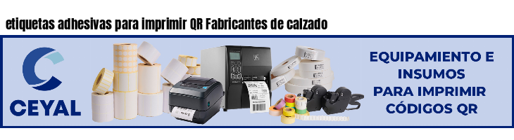 etiquetas adhesivas para imprimir QR Fabricantes de calzado