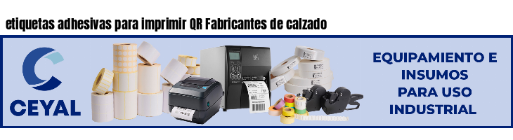 etiquetas adhesivas para imprimir QR Fabricantes de calzado