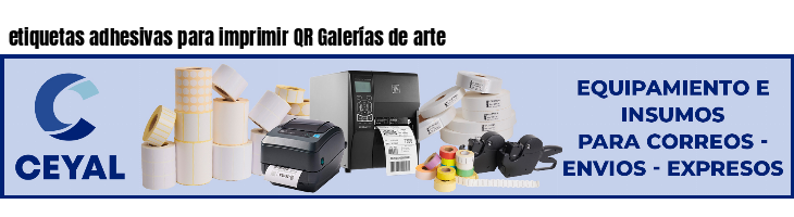 etiquetas adhesivas para imprimir QR Galerías de arte