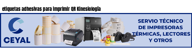 etiquetas adhesivas para imprimir QR Kinesiología